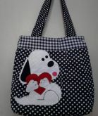 BOLSA EM TECIDO SNOOPY